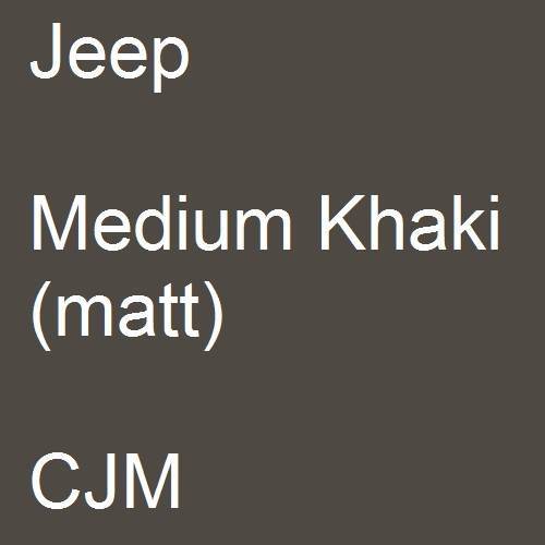 Jeep, Medium Khaki (matt), CJM.